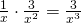 \frac{1}{x}\cdot \frac{3}{{x}^{2}}=\frac{3}{{x}^{3}}