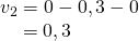 Rendered by QuickLaTeX.com \begin{array}{l}{v}_{2}=〈0-0,3-0〉\hfill \\ \,\,\,\,\,\,\,=〈0,3〉\hfill \end{array}