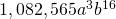 Rendered by QuickLaTeX.com 1,082,565{a}^{3}{b}^{16}
