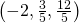 \left(-2,\frac{3}{5},\frac{12}{5}\right)