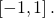 \,\left[-1,1\right].\,