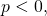 Rendered by QuickLaTeX.com \,p<0,