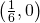 \left(\frac{1}{6},0\right)