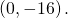 \,\left(0,-16\right).\,