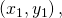 Rendered by QuickLaTeX.com \,\left({x}_{1},{y}_{1}\right),\,