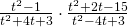 \frac{{t}^{2}-1}{{t}^{2}+4t+3}\cdot \frac{{t}^{2}+2t-15}{{t}^{2}-4t+3}