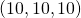 \left(10,10,10\right)