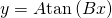 Rendered by QuickLaTeX.com y=A\mathrm{tan}\left(Bx\right)