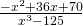 \frac{-{x}^{2}+36x+70}{{x}^{3}-125}