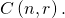 Rendered by QuickLaTeX.com \,C\left(n,r\right).\,