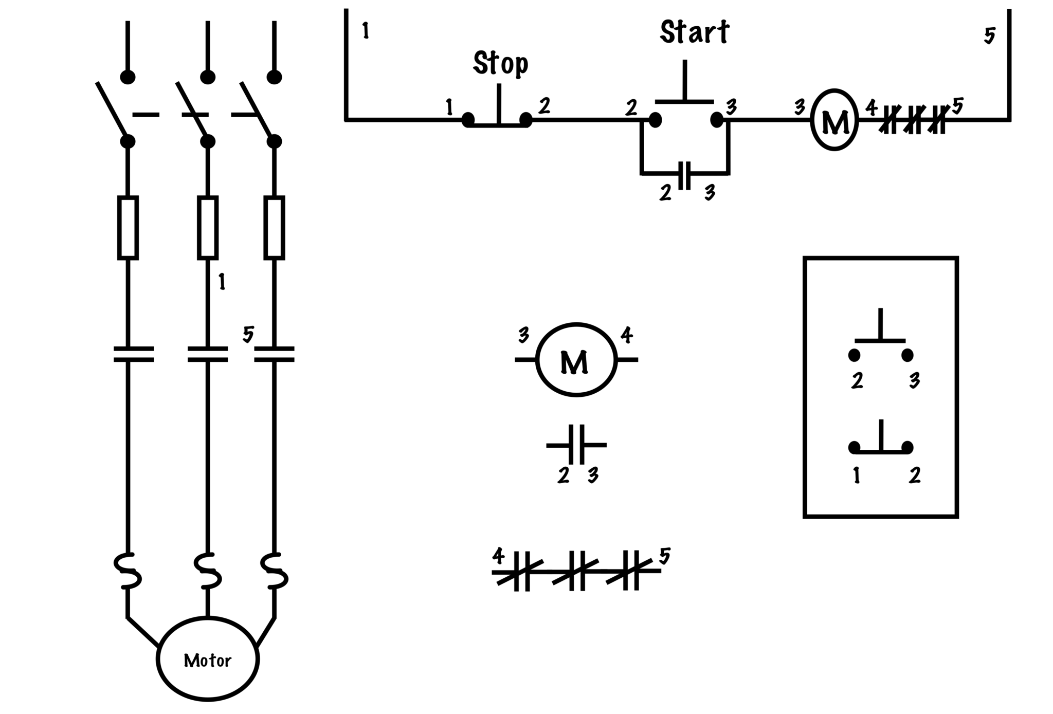 Schematic Diagram Of A Motor