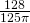 \frac{128}{125\pi}