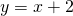 y=−x+2