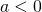 Rendered by QuickLaTeX.com a<0