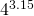 4^{3.15}