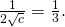 Rendered by QuickLaTeX.com \frac{1}{2\sqrt{c}}=\frac{1}{3}.