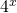 4^x