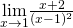 \underset{x\to 1}{\lim}\frac{x+2}{(x-1)^2}