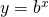 y=b^x