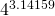 4^{3.14159}