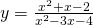 y=\frac{{x}^{2}+x-2}{{x}^{2}-3x-4}