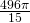 \frac{496\pi }{15}