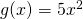 Rendered by QuickLaTeX.com g(x)=5x^2