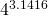 4^{3.1416}