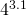 4^{3.1}