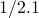 Rendered by QuickLaTeX.com 1/2.1