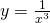 y=\frac{1}{{x}^{3}}