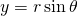Rendered by QuickLaTeX.com y=r \sin \theta