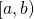 \left[a,b\right)