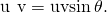 Rendered by QuickLaTeX.com ‖\text{u}\phantom{\rule{0.2em}{0ex}}×\phantom{\rule{0.2em}{0ex}}\text{v}‖=‖\text{u}‖‖\text{v}‖\text{sin}\phantom{\rule{0.2em}{0ex}}\theta .
