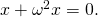 Rendered by QuickLaTeX.com x\text{″}+{\omega }^{2}x=0.