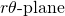Rendered by QuickLaTeX.com r\theta \text{-plane}