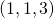 Rendered by QuickLaTeX.com \left(1,1,3\right)