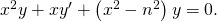 Rendered by QuickLaTeX.com {x}^{2}y\text{″}+x{y}^{\prime }+\left({x}^{2}-{n}^{2}\right)y=0.