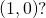 \left(1,0\right)?