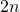 Rendered by QuickLaTeX.com 2n