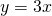 Rendered by QuickLaTeX.com y=3x