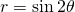 r=\text{sin}\phantom{\rule{0.2em}{0ex}}2\theta