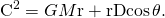 Rendered by QuickLaTeX.com {‖\text{C}‖}^{2}=GM‖\text{r}‖+‖\text{r}‖‖\text{D}‖\text{cos}\phantom{\rule{0.1em}{0ex}}\theta .