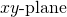 Rendered by QuickLaTeX.com xy\text{-plane}