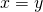 Rendered by QuickLaTeX.com x=y