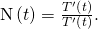 Rendered by QuickLaTeX.com \text{N}\left(t\right)=\frac{{T}^{\prime }\left(t\right)}{‖{T}^{\prime }\left(t\right)‖}.