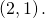 Rendered by QuickLaTeX.com \left(2,1\right).
