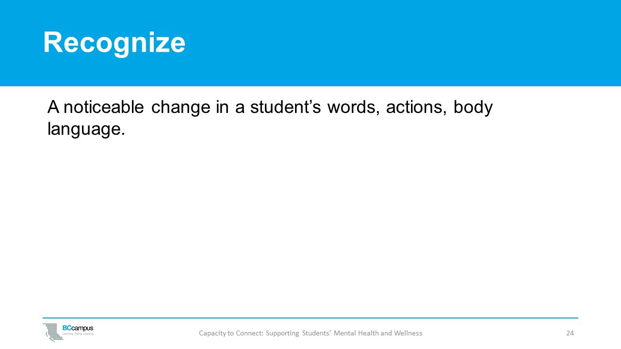 slide 24: recognize