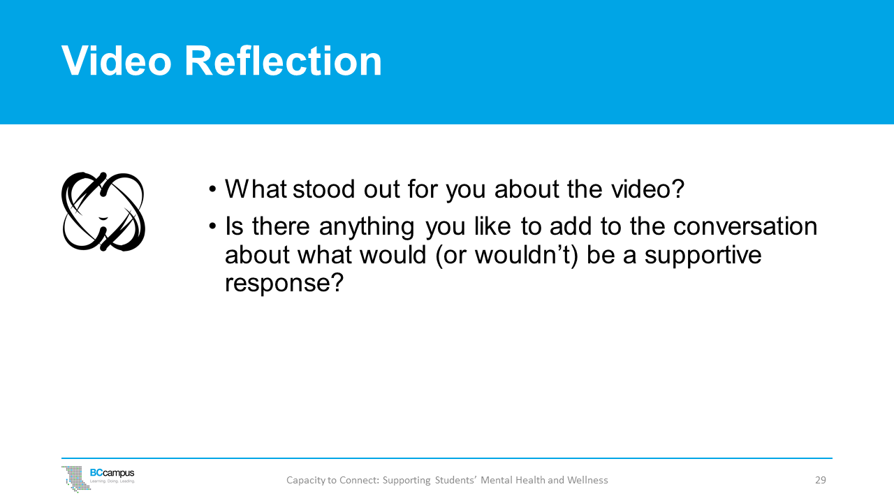 slide 29: video reflection