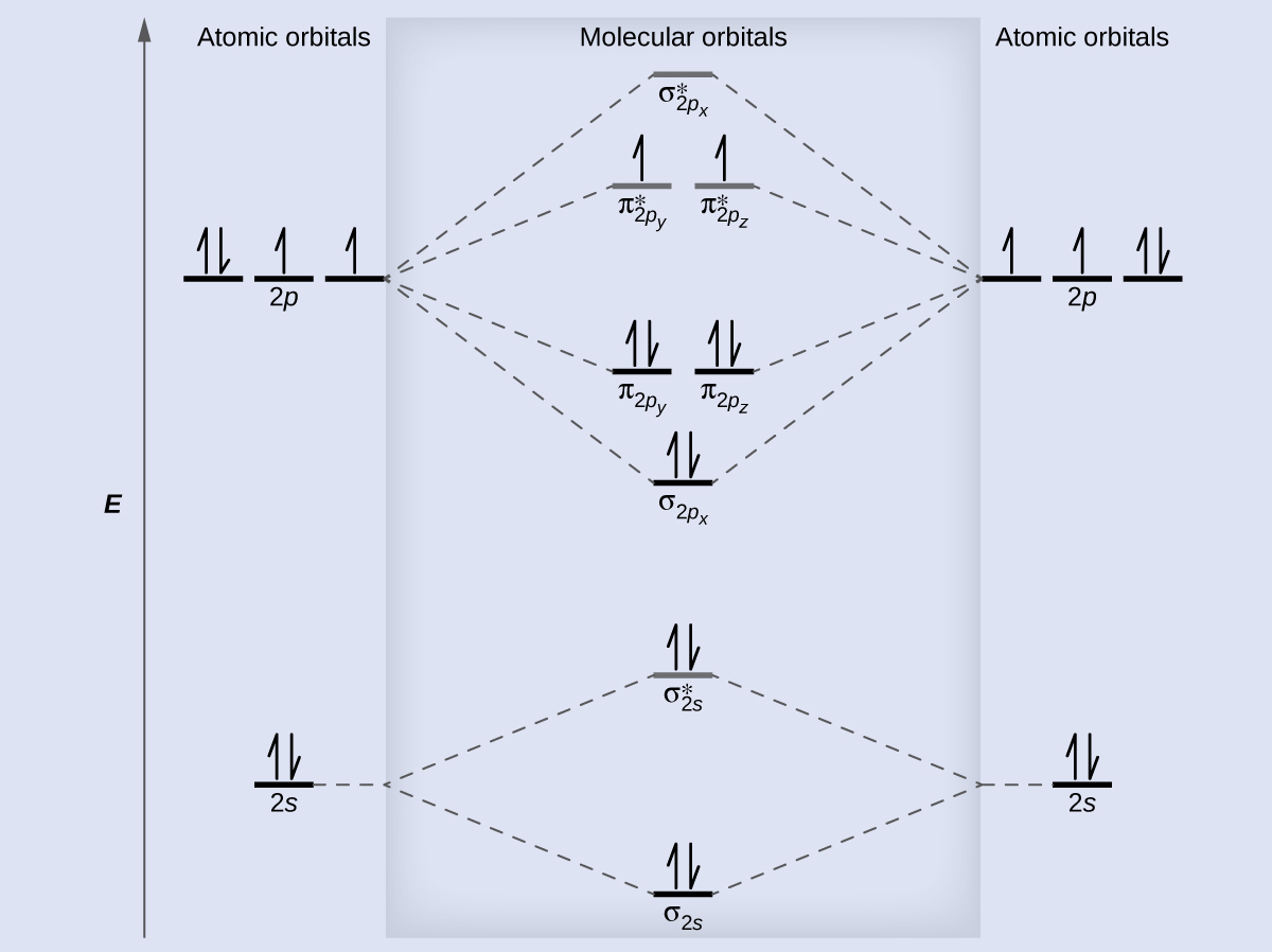 molecular orbital diagram of o2